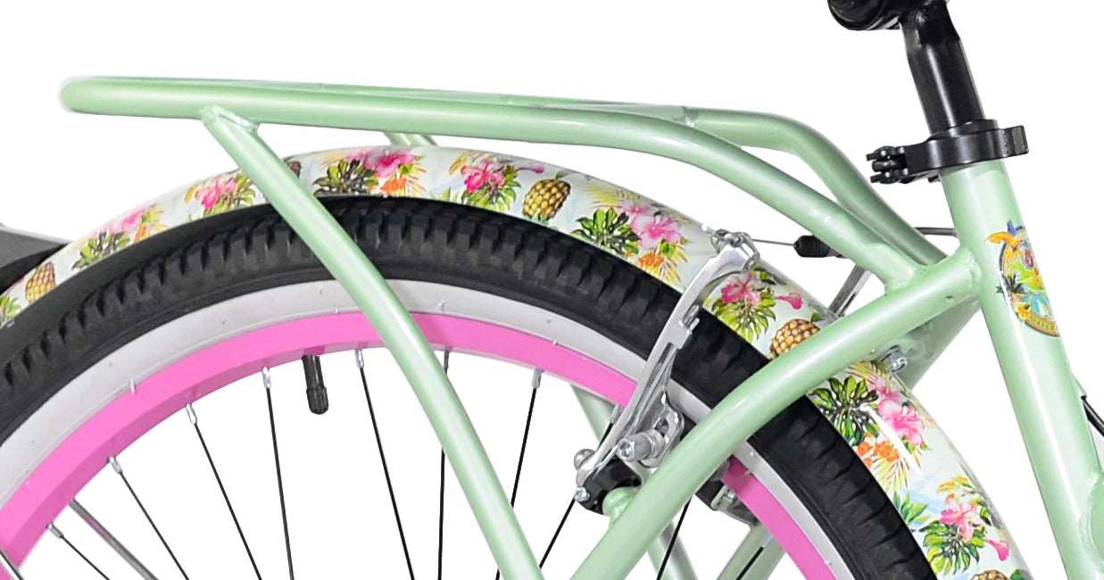 26" Pineapple Women'S Cruiser Bike, Green