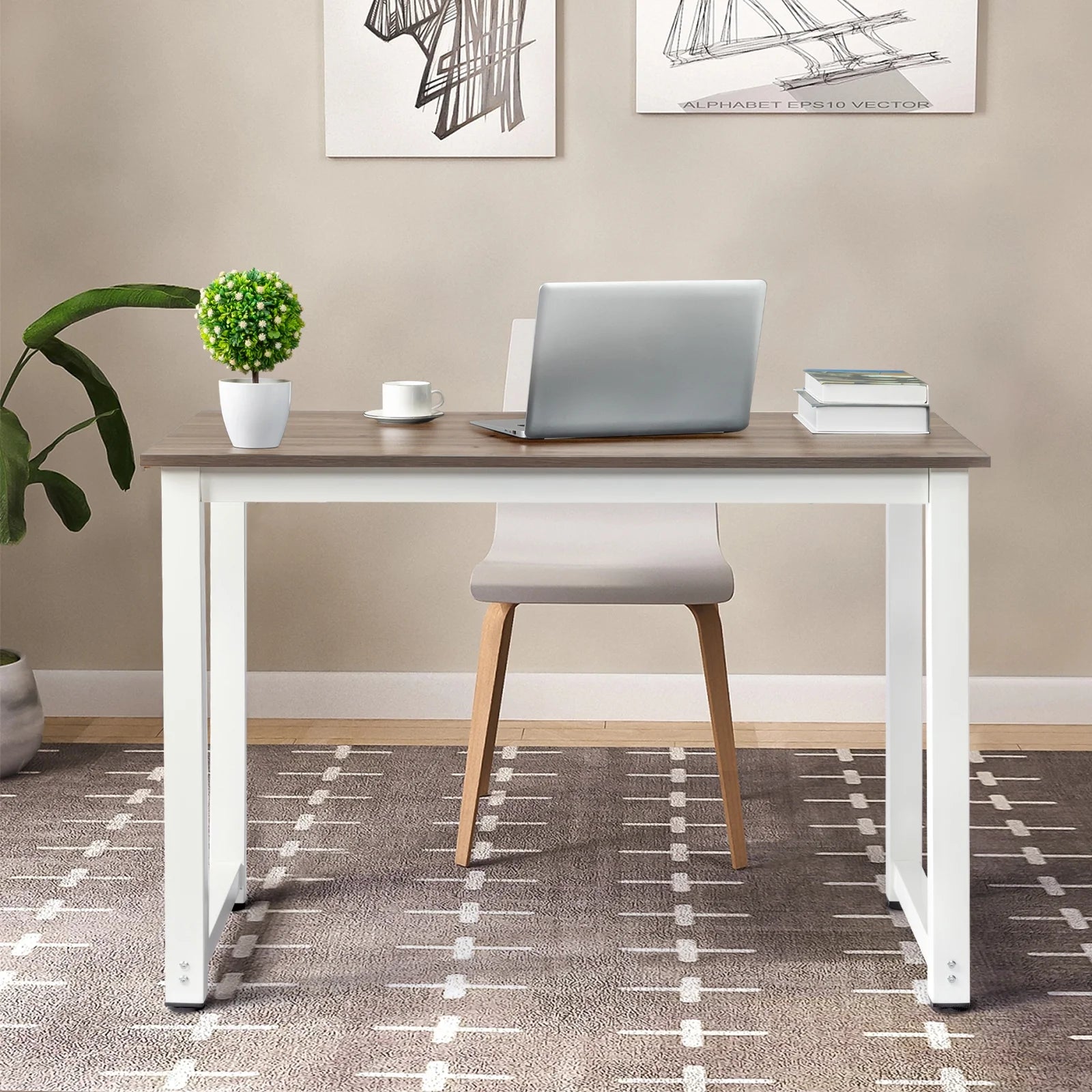 Ktaxon Wood Computer Desk PC Laptop Study Table Workstation Home Office Furniture