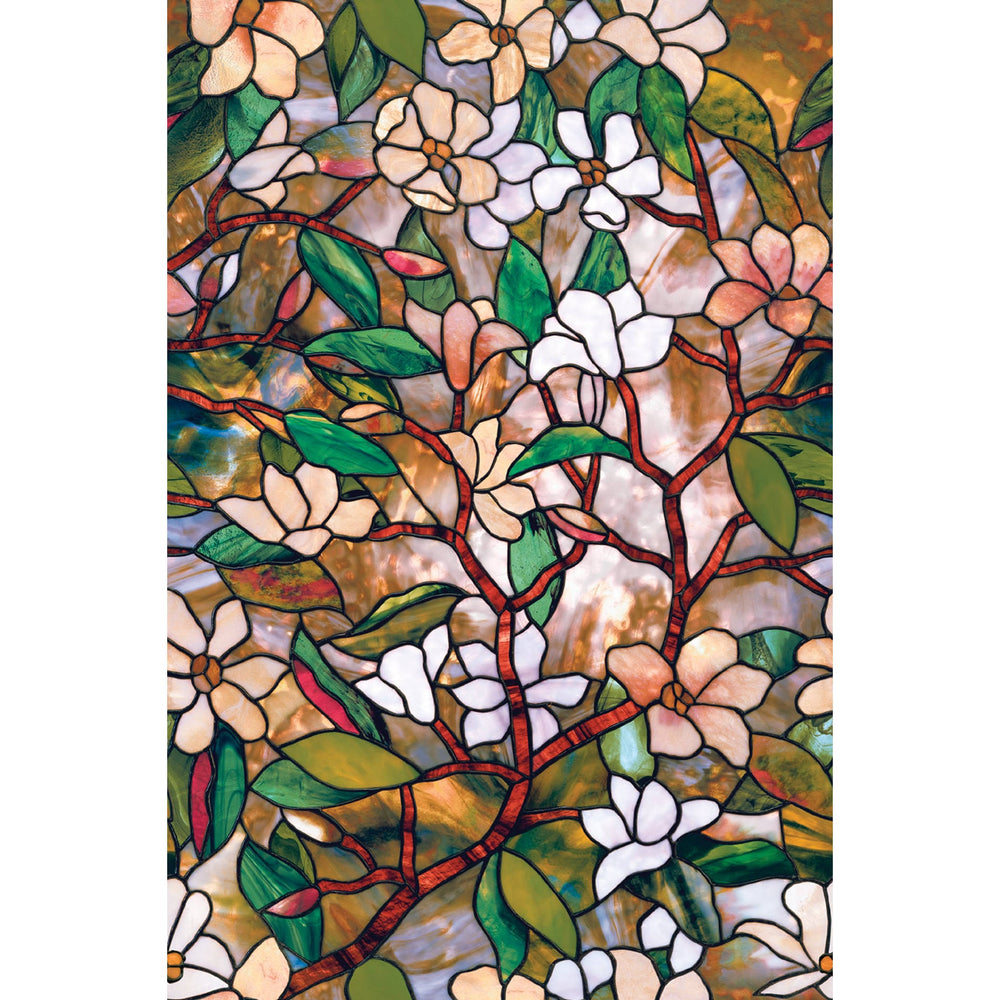Artscape Magnolia Design Window Film, Magnolia, 24" x 36"