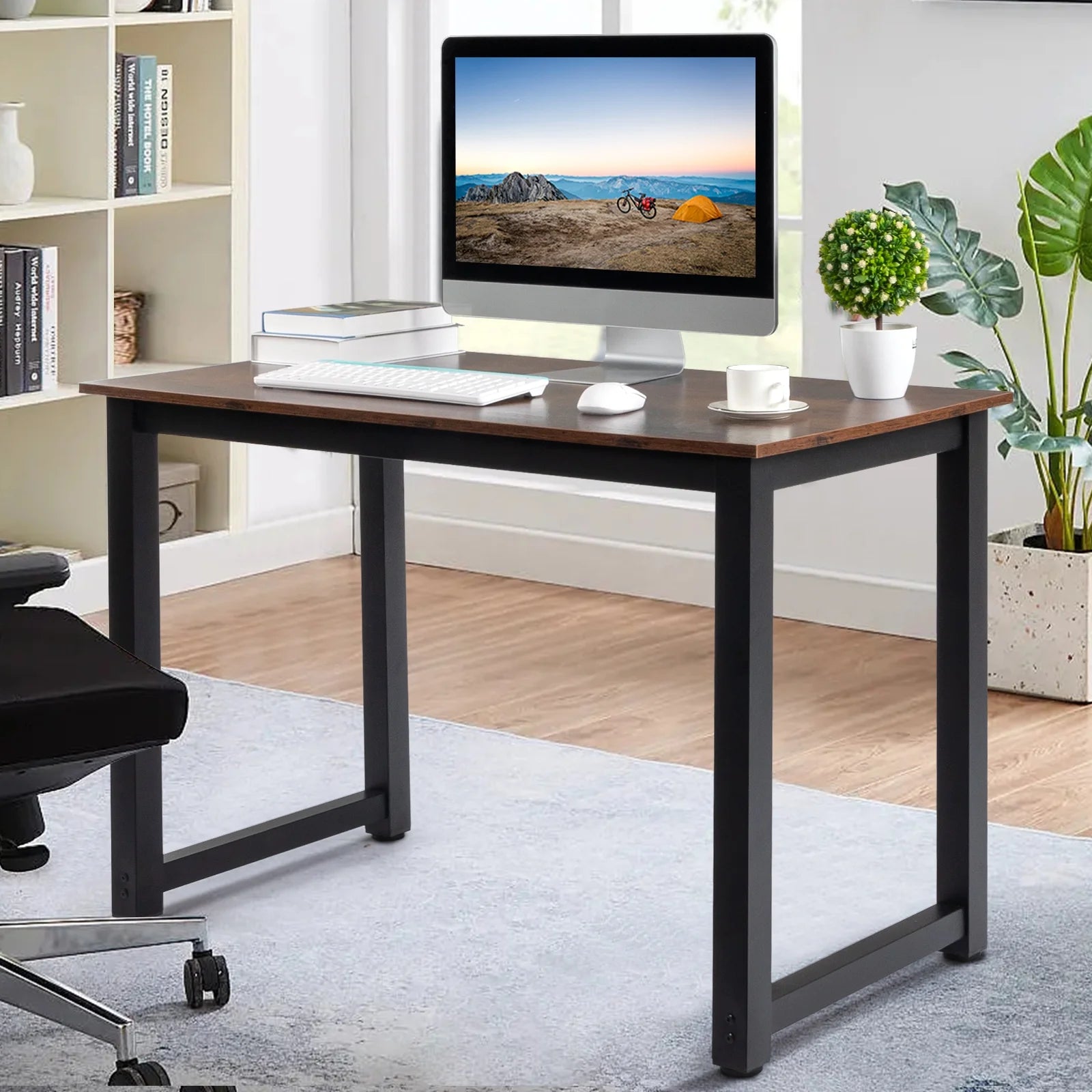 Ktaxon Wood Computer Desk PC Laptop Study Table Workstation Home Office Furniture