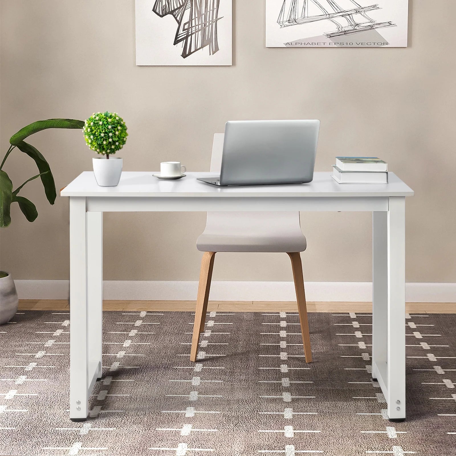 Ktaxon Wood Computer Desk PC Laptop Study Table Workstation Home Office Furniture