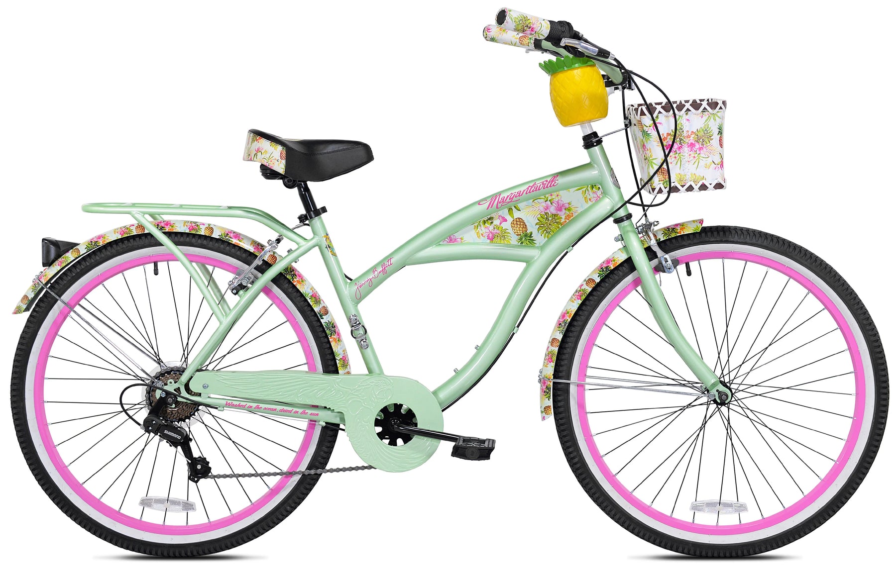 26" Pineapple Women'S Cruiser Bike, Green